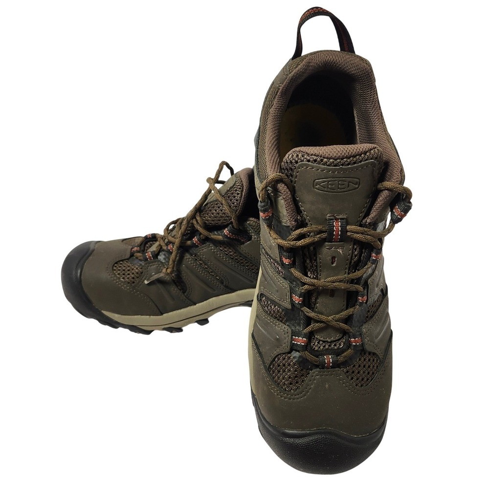 Keen Utility Flint II Work Shoes Men10.5D Brown Good Steel Toe EH Slip Resistant